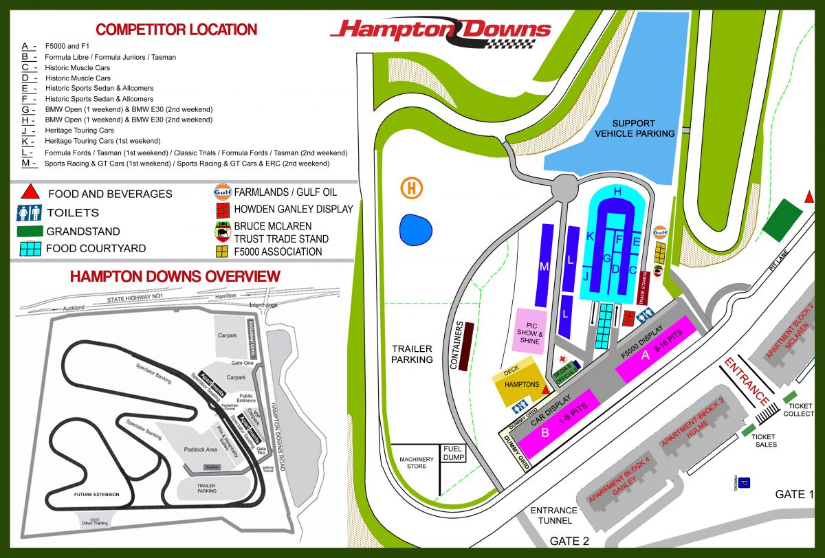 NZFMR Site Map - Historic Formula Ford Racing